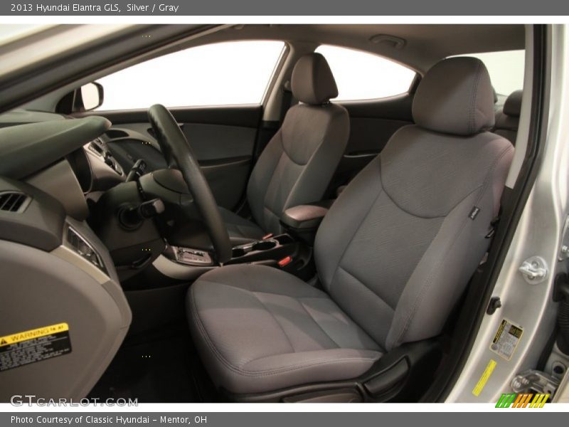 Silver / Gray 2013 Hyundai Elantra GLS