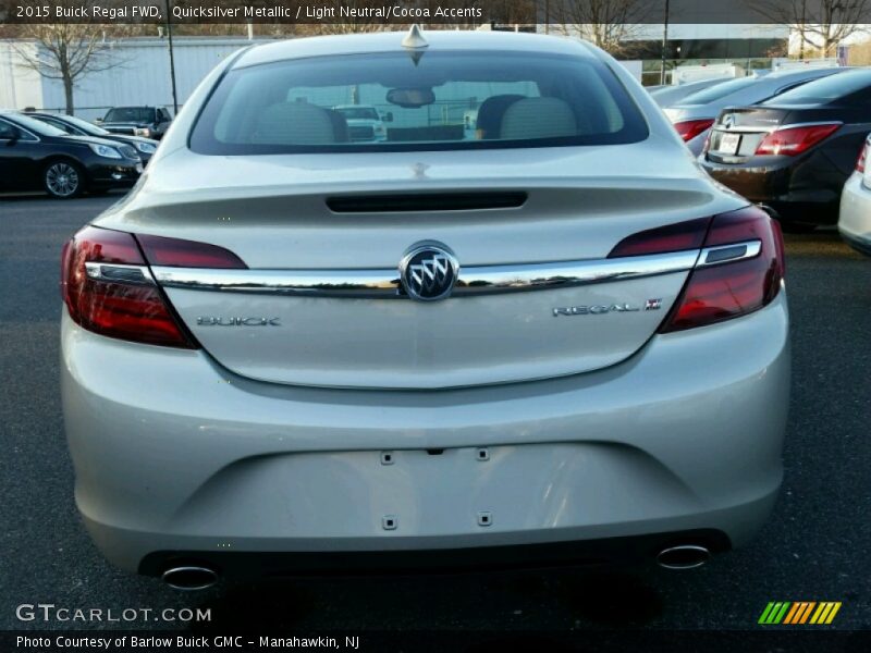 Quicksilver Metallic / Light Neutral/Cocoa Accents 2015 Buick Regal FWD