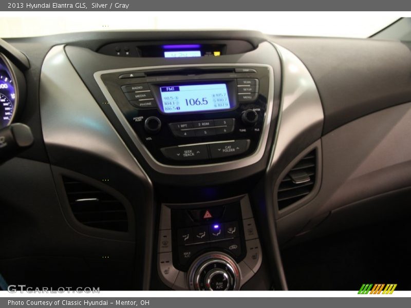 Silver / Gray 2013 Hyundai Elantra GLS