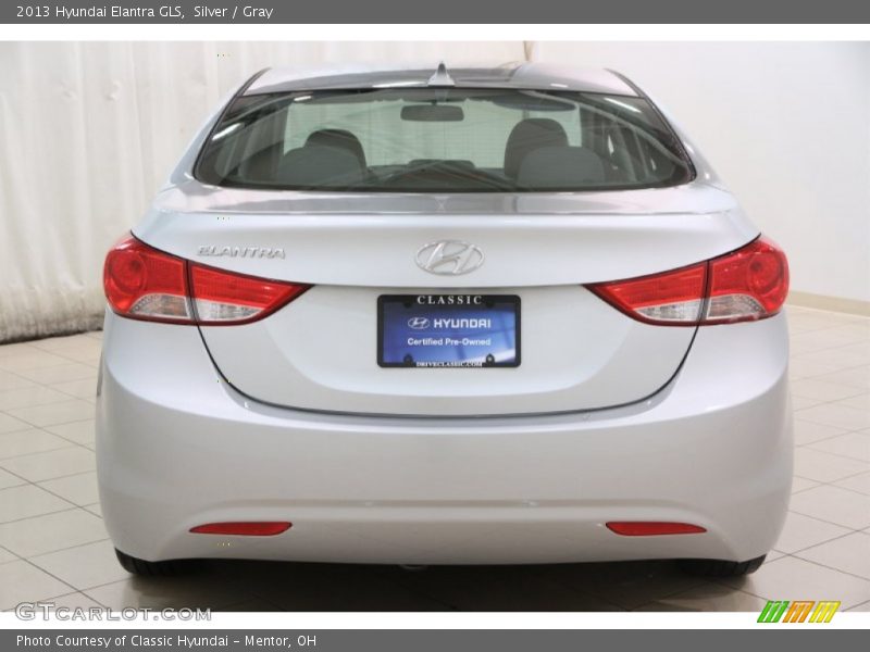 Silver / Gray 2013 Hyundai Elantra GLS