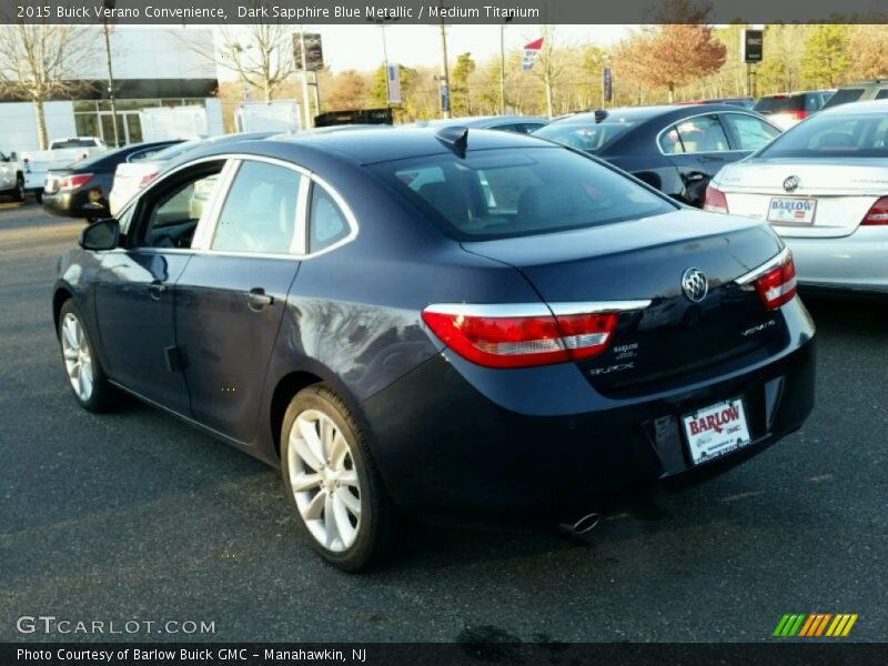 Dark Sapphire Blue Metallic / Medium Titanium 2015 Buick Verano Convenience