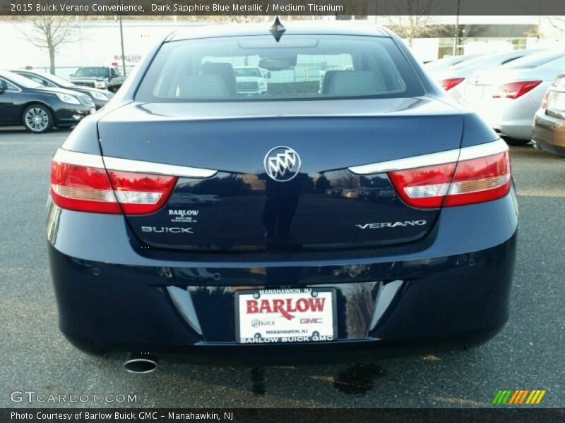 Dark Sapphire Blue Metallic / Medium Titanium 2015 Buick Verano Convenience