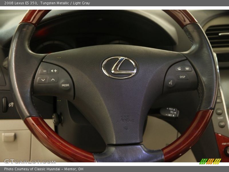 Tungsten Metallic / Light Gray 2008 Lexus ES 350