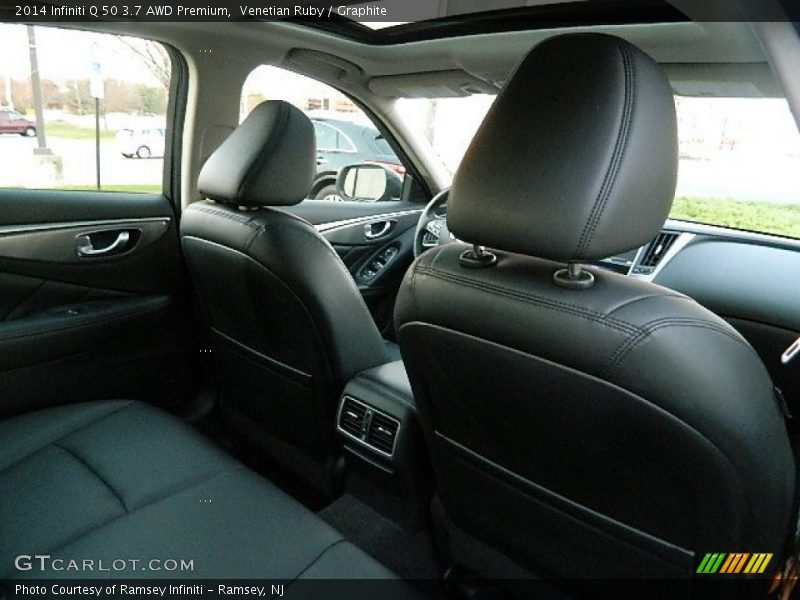 Venetian Ruby / Graphite 2014 Infiniti Q 50 3.7 AWD Premium