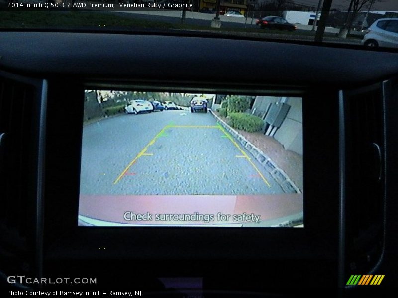 Venetian Ruby / Graphite 2014 Infiniti Q 50 3.7 AWD Premium
