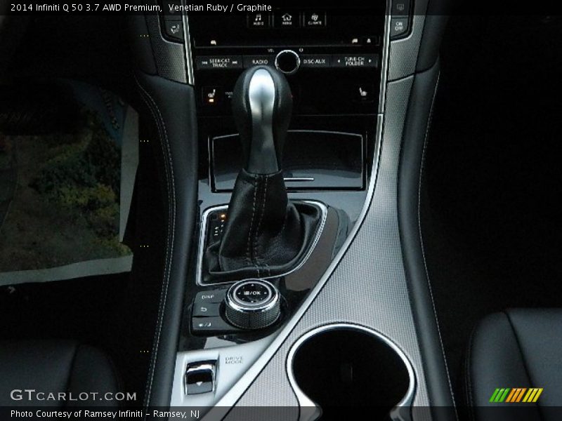 Venetian Ruby / Graphite 2014 Infiniti Q 50 3.7 AWD Premium
