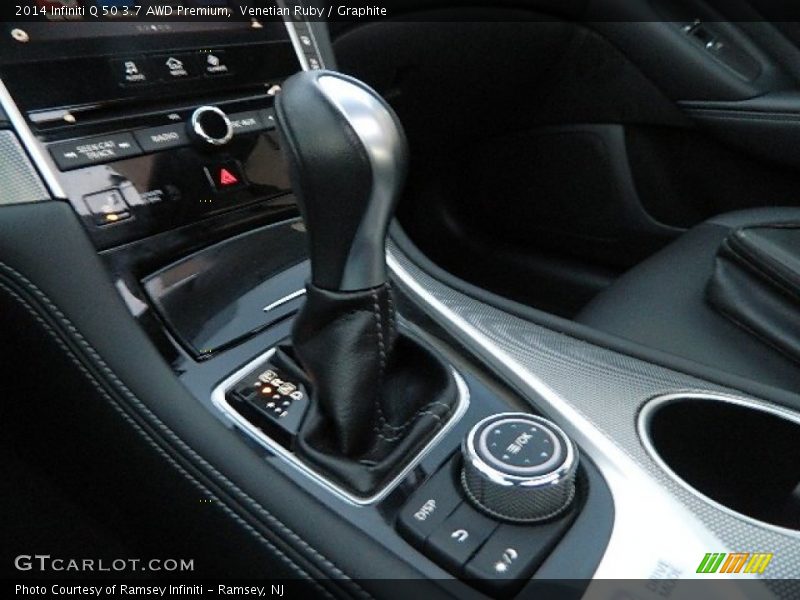 Venetian Ruby / Graphite 2014 Infiniti Q 50 3.7 AWD Premium