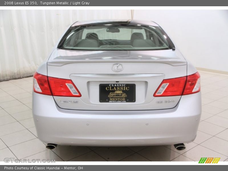 Tungsten Metallic / Light Gray 2008 Lexus ES 350