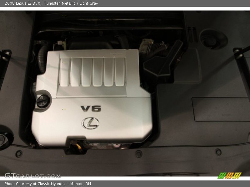 Tungsten Metallic / Light Gray 2008 Lexus ES 350