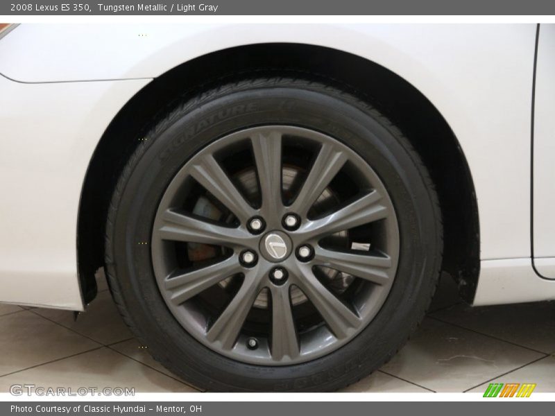 Tungsten Metallic / Light Gray 2008 Lexus ES 350