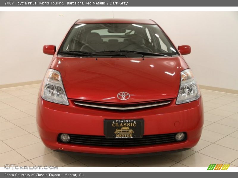 Barcelona Red Metallic / Dark Gray 2007 Toyota Prius Hybrid Touring