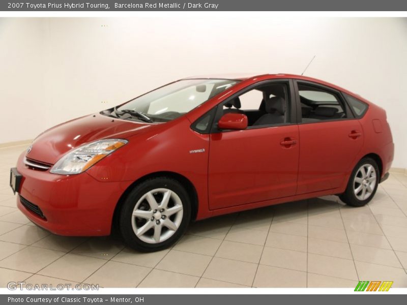 Barcelona Red Metallic / Dark Gray 2007 Toyota Prius Hybrid Touring