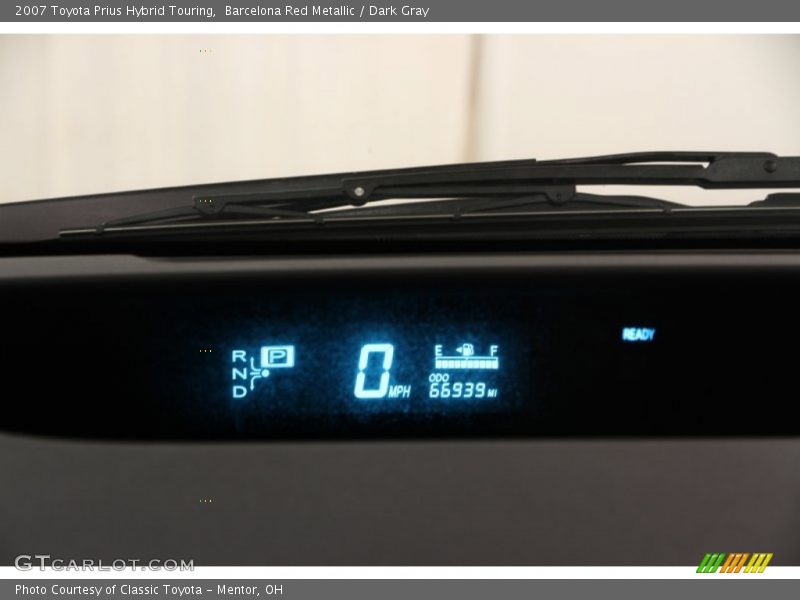 Barcelona Red Metallic / Dark Gray 2007 Toyota Prius Hybrid Touring