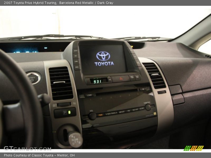 Barcelona Red Metallic / Dark Gray 2007 Toyota Prius Hybrid Touring