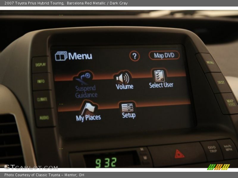 Barcelona Red Metallic / Dark Gray 2007 Toyota Prius Hybrid Touring