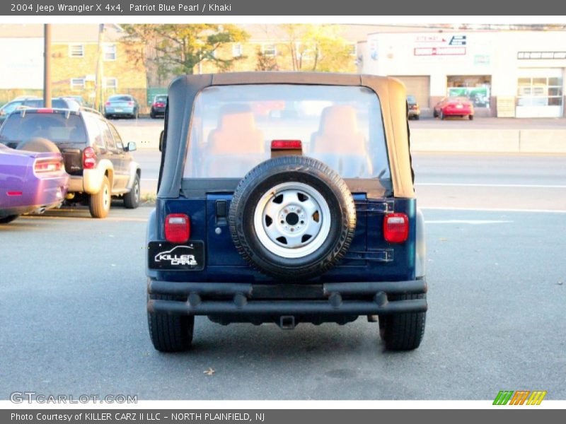 Patriot Blue Pearl / Khaki 2004 Jeep Wrangler X 4x4