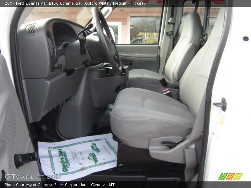 Oxford White / Medium Flint Grey 2007 Ford E Series Van E150 Commercial