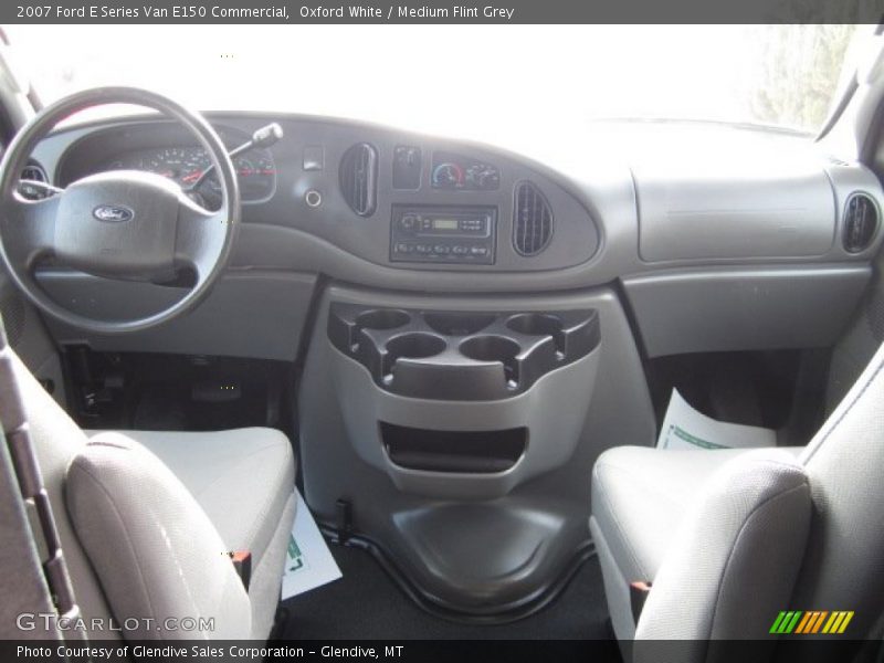 Oxford White / Medium Flint Grey 2007 Ford E Series Van E150 Commercial