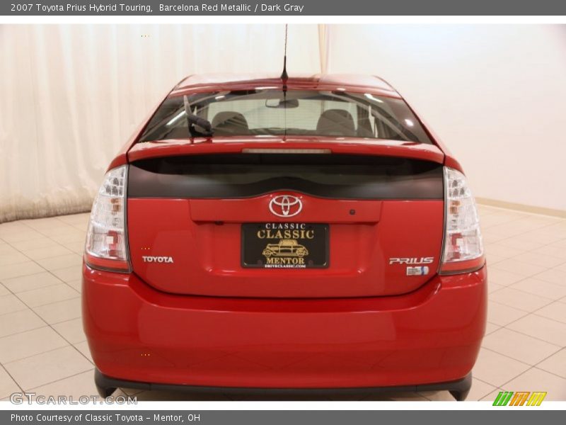 Barcelona Red Metallic / Dark Gray 2007 Toyota Prius Hybrid Touring