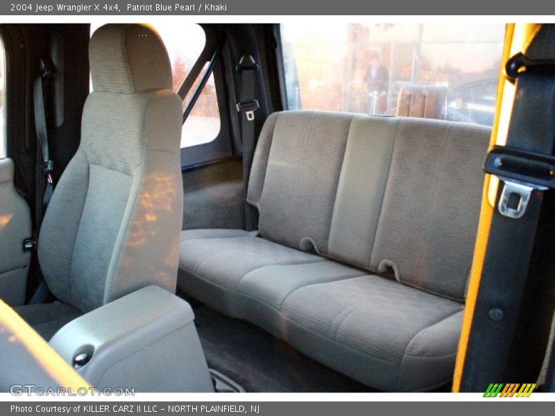 Patriot Blue Pearl / Khaki 2004 Jeep Wrangler X 4x4