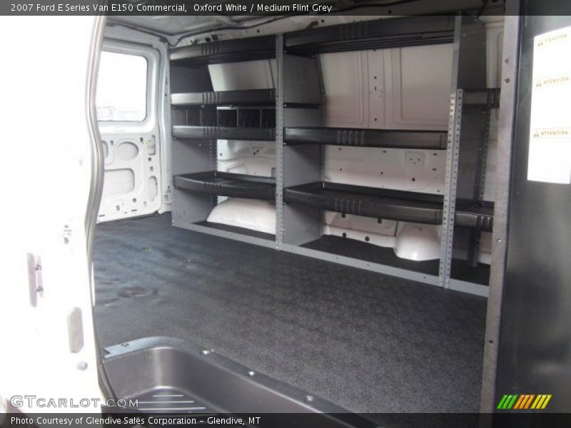 Oxford White / Medium Flint Grey 2007 Ford E Series Van E150 Commercial