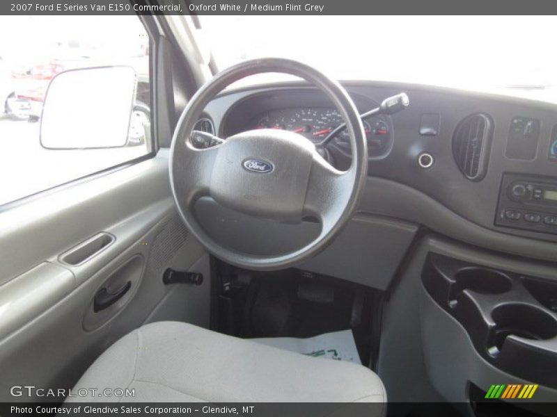 Oxford White / Medium Flint Grey 2007 Ford E Series Van E150 Commercial