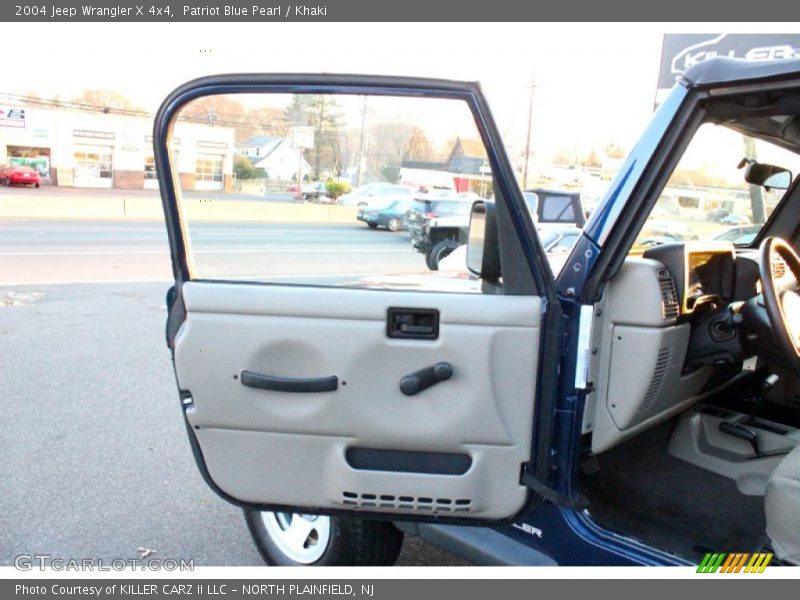 Patriot Blue Pearl / Khaki 2004 Jeep Wrangler X 4x4