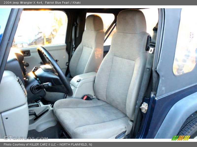 Patriot Blue Pearl / Khaki 2004 Jeep Wrangler X 4x4