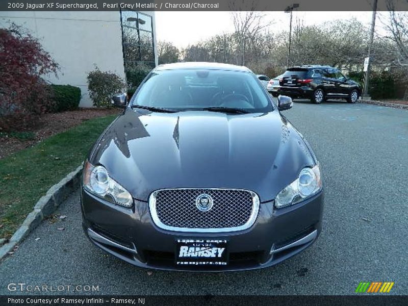 Pearl Grey Metallic / Charcoal/Charcoal 2009 Jaguar XF Supercharged