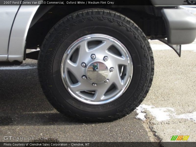 Oxford White / Medium Flint Grey 2007 Ford E Series Van E150 Commercial