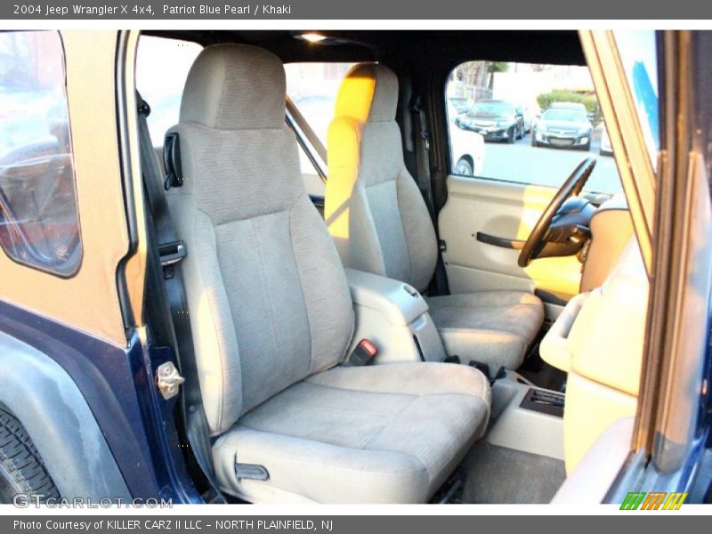 Patriot Blue Pearl / Khaki 2004 Jeep Wrangler X 4x4