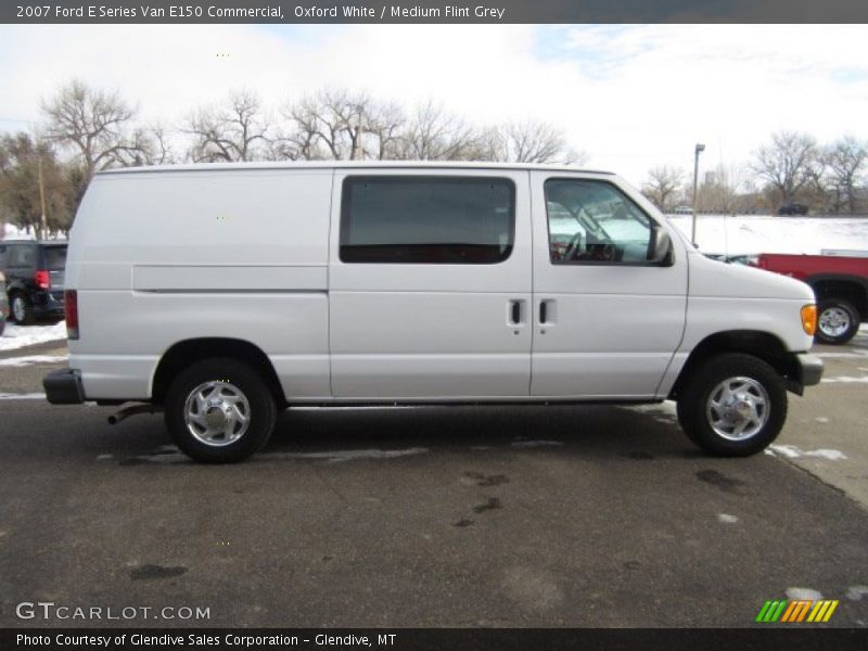 Oxford White / Medium Flint Grey 2007 Ford E Series Van E150 Commercial