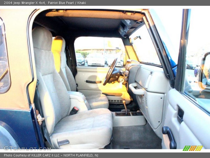 Patriot Blue Pearl / Khaki 2004 Jeep Wrangler X 4x4