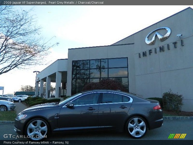 Pearl Grey Metallic / Charcoal/Charcoal 2009 Jaguar XF Supercharged