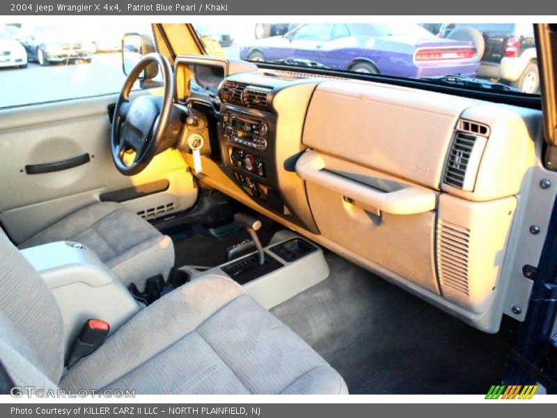 Patriot Blue Pearl / Khaki 2004 Jeep Wrangler X 4x4