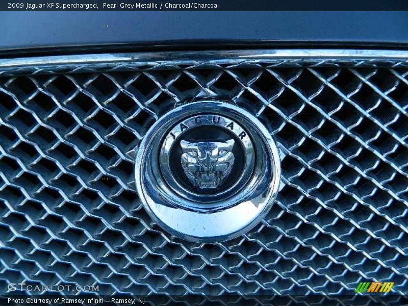 Pearl Grey Metallic / Charcoal/Charcoal 2009 Jaguar XF Supercharged