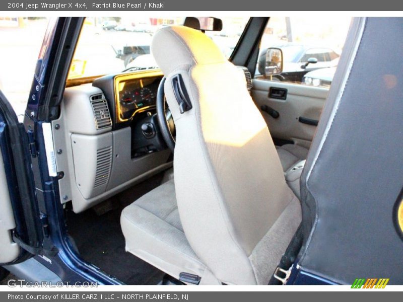 Patriot Blue Pearl / Khaki 2004 Jeep Wrangler X 4x4