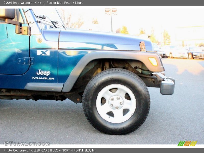 Patriot Blue Pearl / Khaki 2004 Jeep Wrangler X 4x4