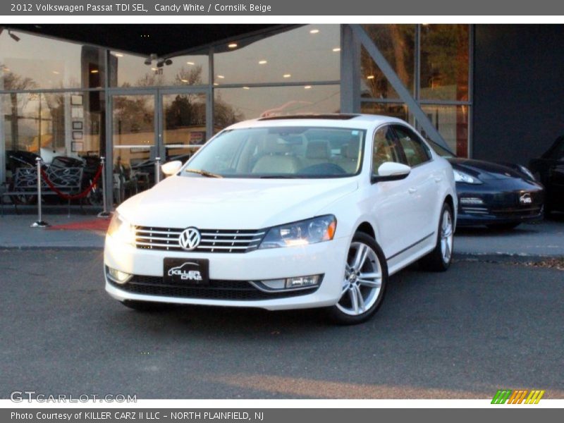 Candy White / Cornsilk Beige 2012 Volkswagen Passat TDI SEL