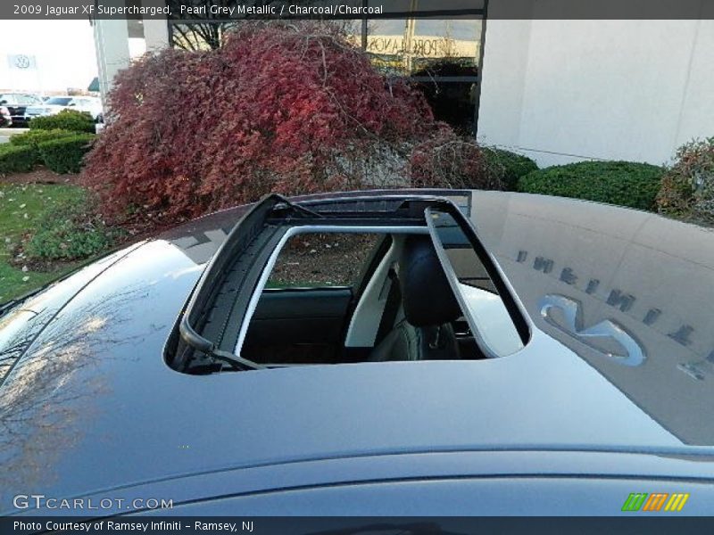 Pearl Grey Metallic / Charcoal/Charcoal 2009 Jaguar XF Supercharged