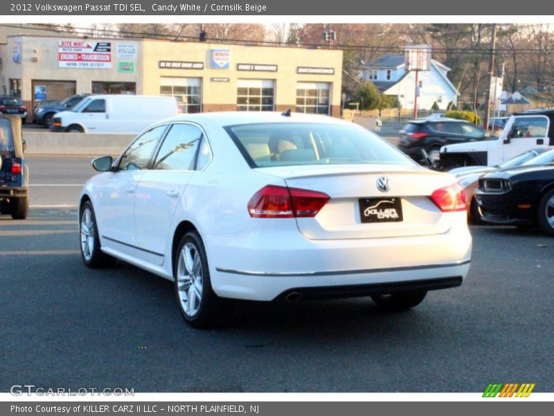 Candy White / Cornsilk Beige 2012 Volkswagen Passat TDI SEL