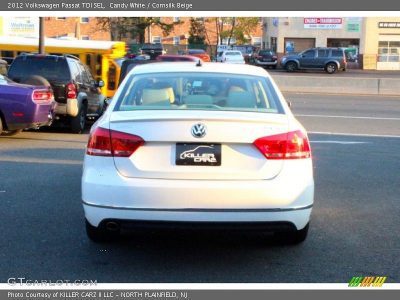 Candy White / Cornsilk Beige 2012 Volkswagen Passat TDI SEL