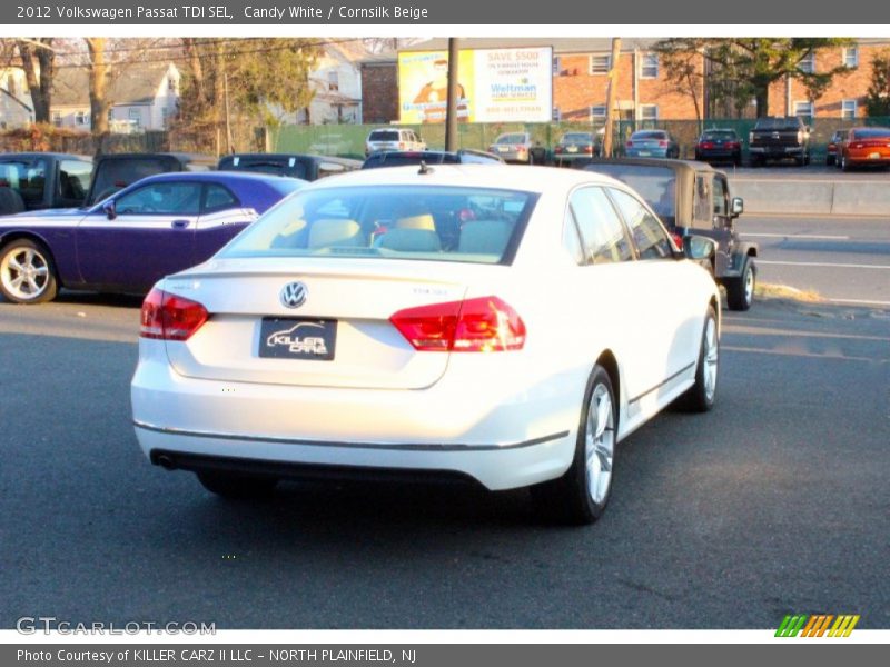 Candy White / Cornsilk Beige 2012 Volkswagen Passat TDI SEL