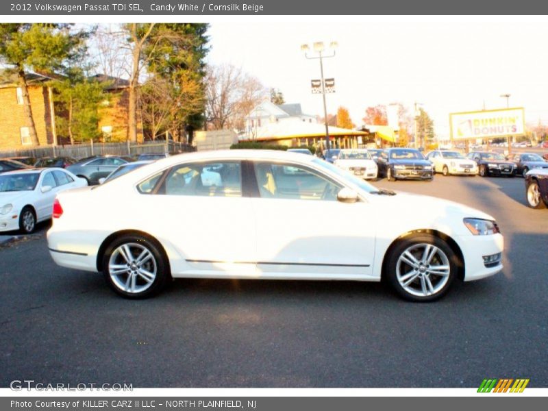 Candy White / Cornsilk Beige 2012 Volkswagen Passat TDI SEL