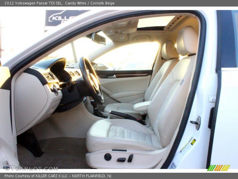 Candy White / Cornsilk Beige 2012 Volkswagen Passat TDI SEL