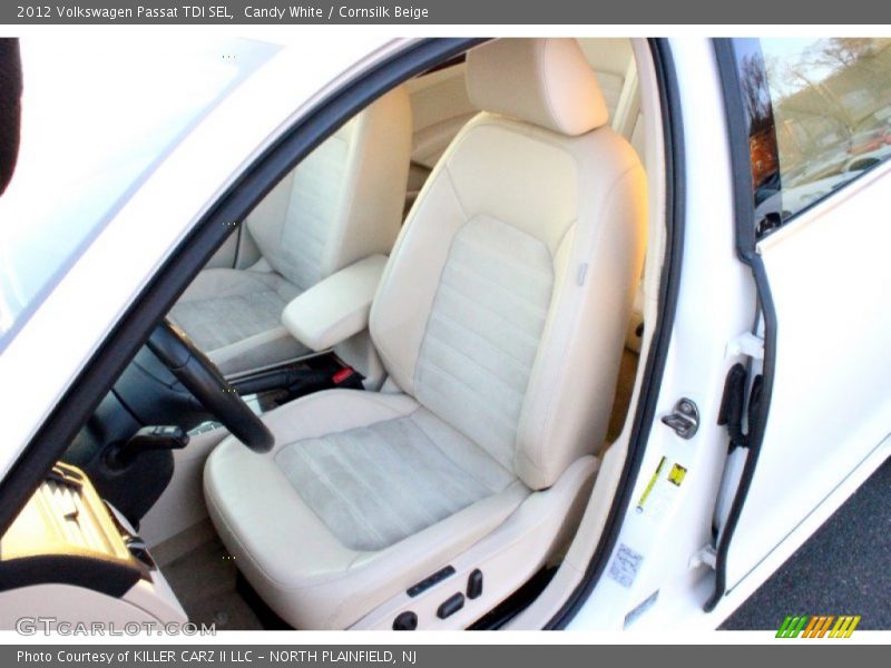 Candy White / Cornsilk Beige 2012 Volkswagen Passat TDI SEL