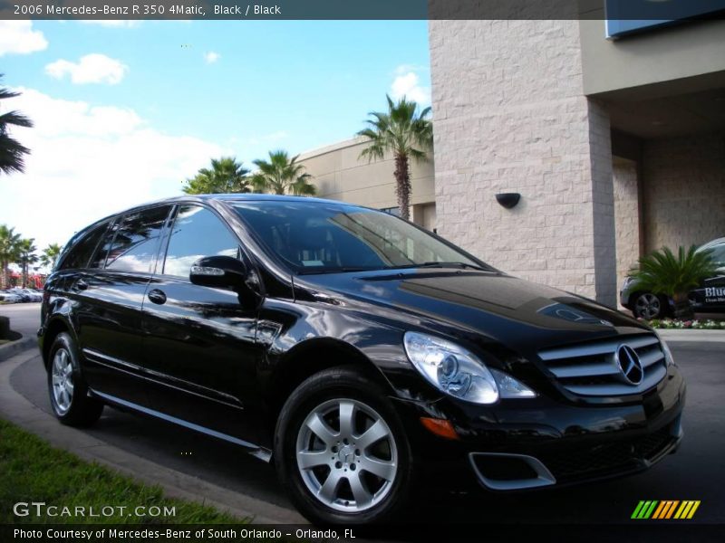 Black / Black 2006 Mercedes-Benz R 350 4Matic