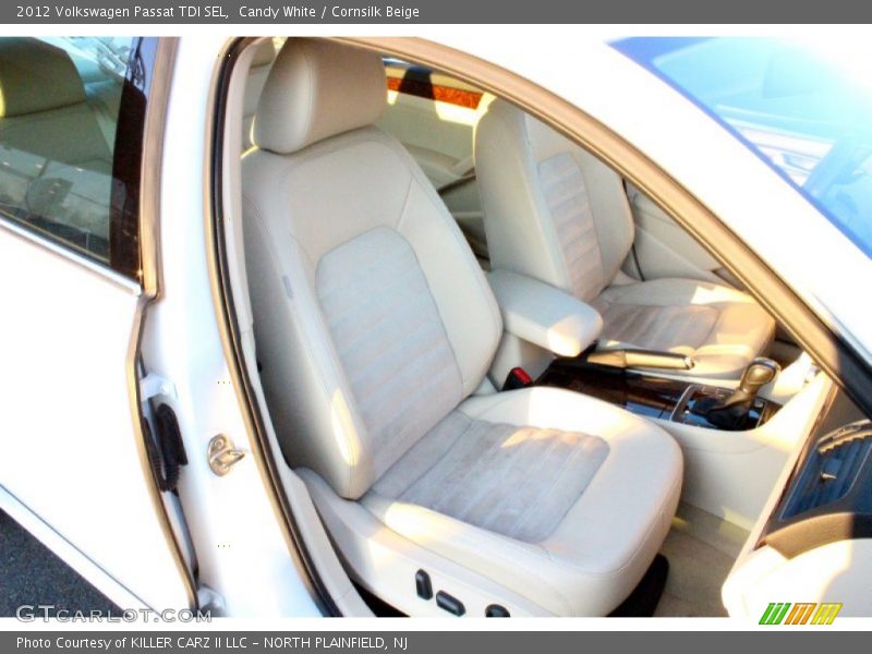 Candy White / Cornsilk Beige 2012 Volkswagen Passat TDI SEL