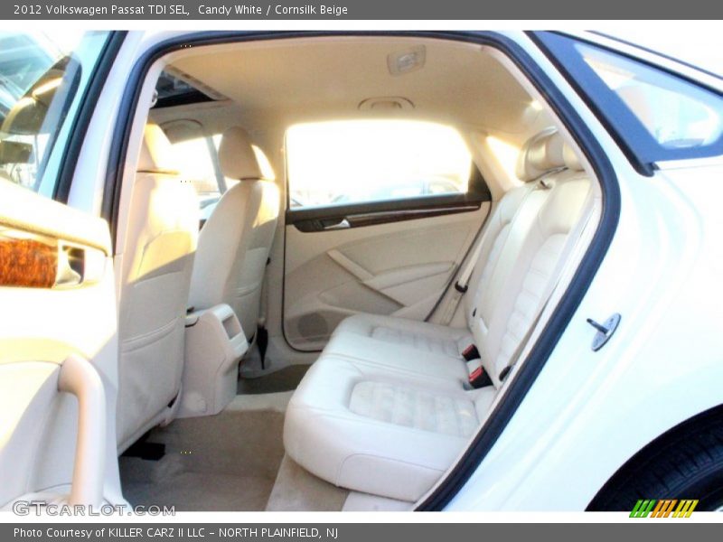 Candy White / Cornsilk Beige 2012 Volkswagen Passat TDI SEL