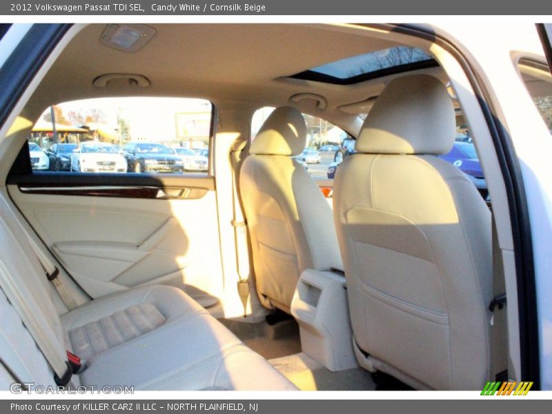 Candy White / Cornsilk Beige 2012 Volkswagen Passat TDI SEL